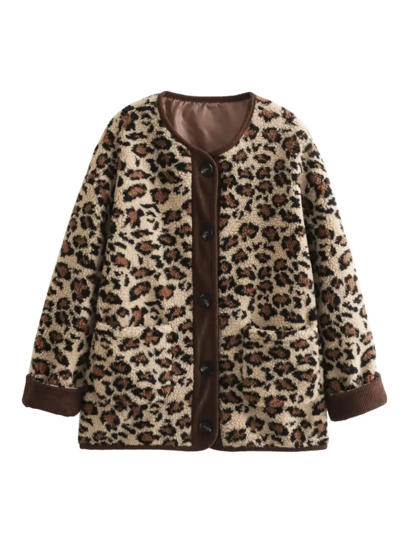 Jacheta animal print, de dama, marimea L, model 2