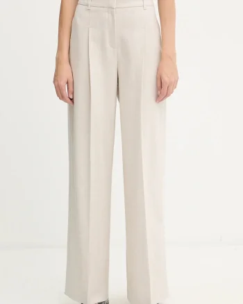 BOSS pantaloni din lână Tiana4
