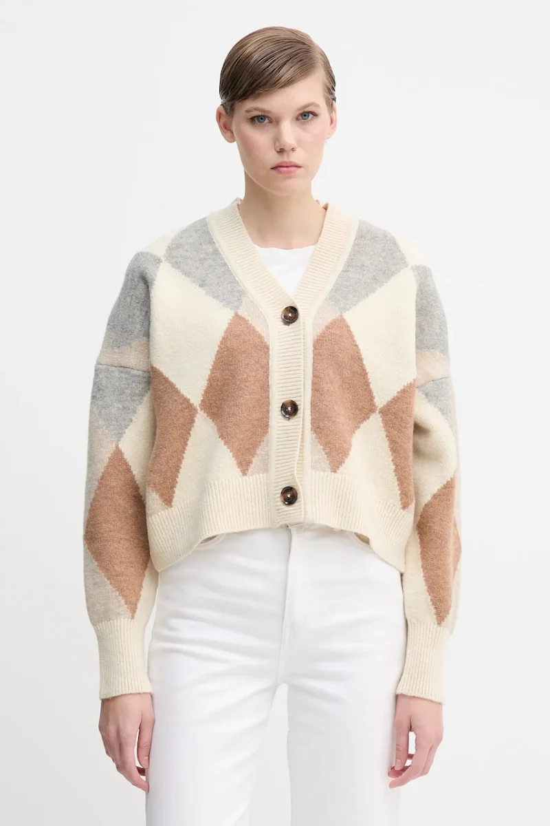 Barbour cardigan din amestec de lână SILVIA