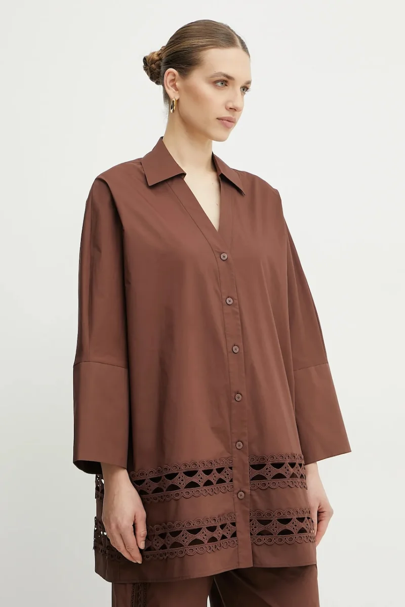 Twinset camasa din bumbac