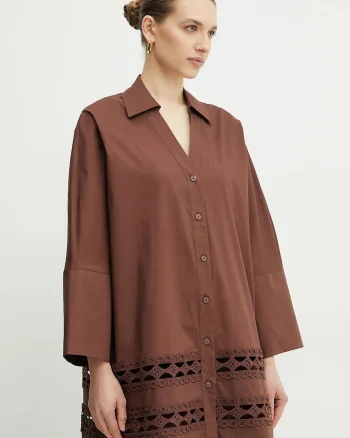 Twinset camasa din bumbac
