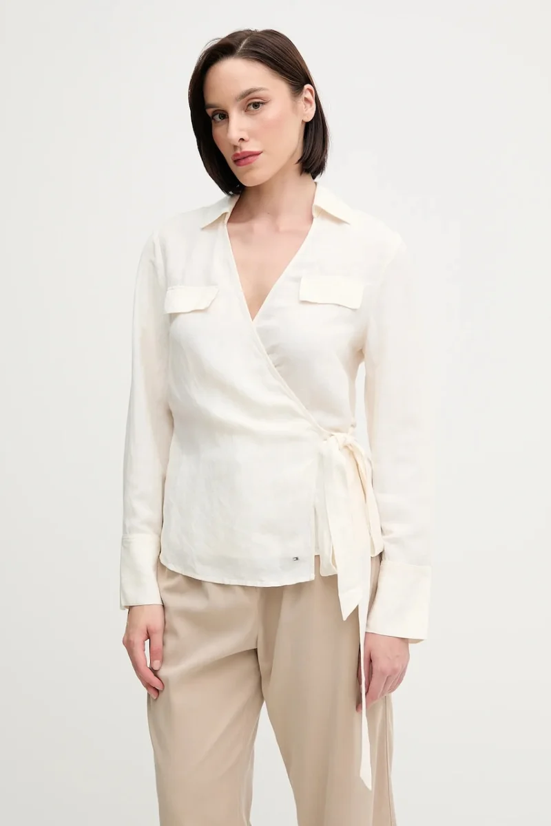 Tommy Hilfiger cămașă de in