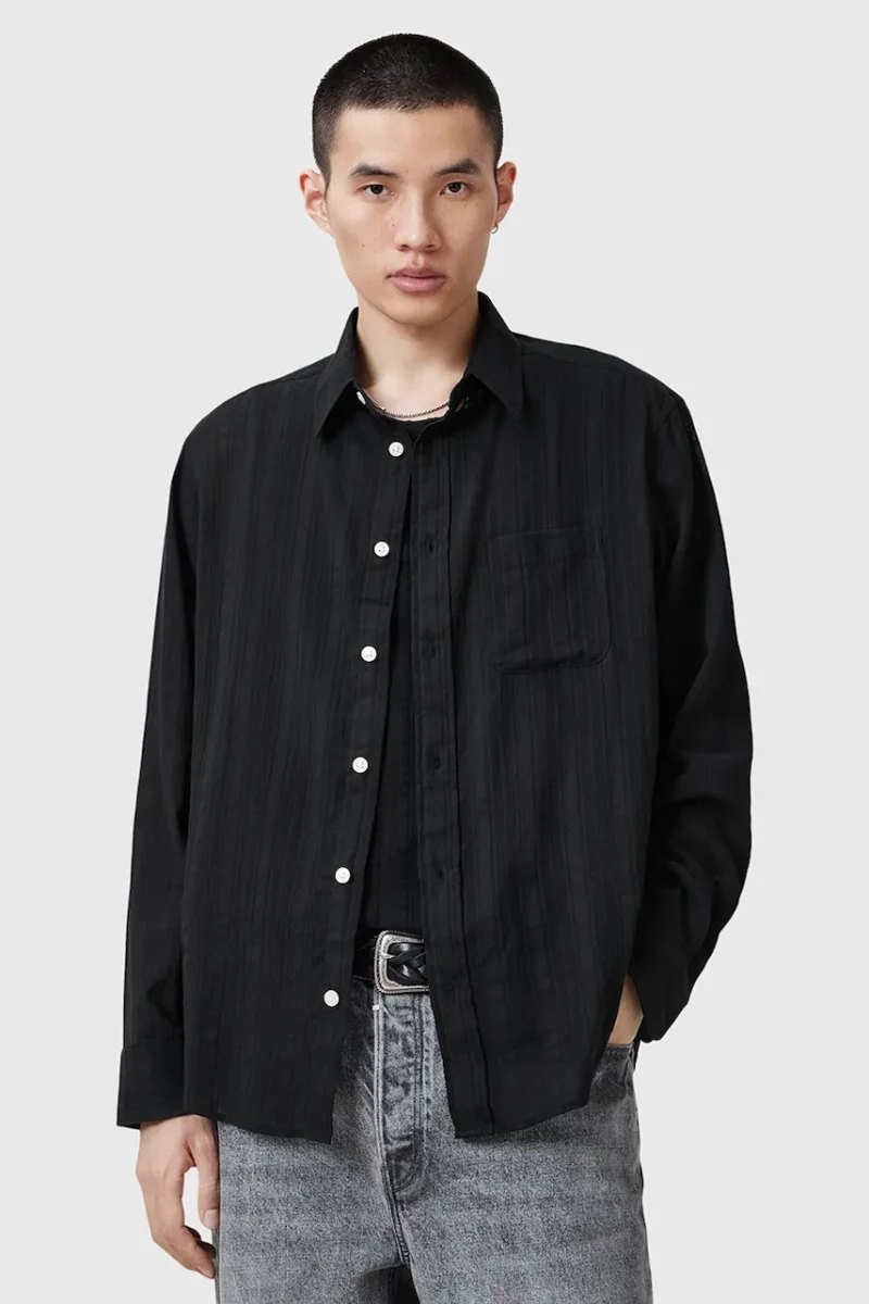 AllSaints camasa din bumbac KARMI