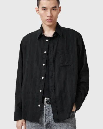 AllSaints camasa din bumbac KARMI