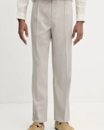 Le Deux pantaloni din amestec de in