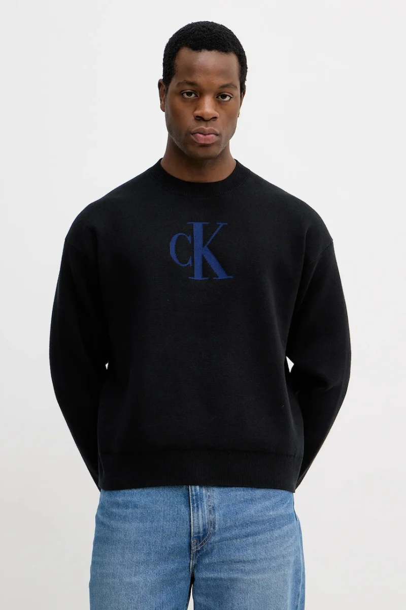 Calvin Klein Jeans pulover din amestec de casmir