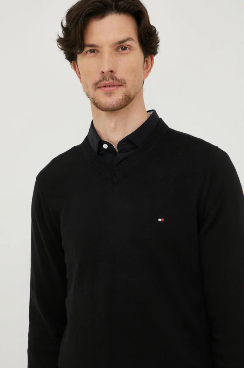 Tommy Hilfiger pulover din amestec de casmir