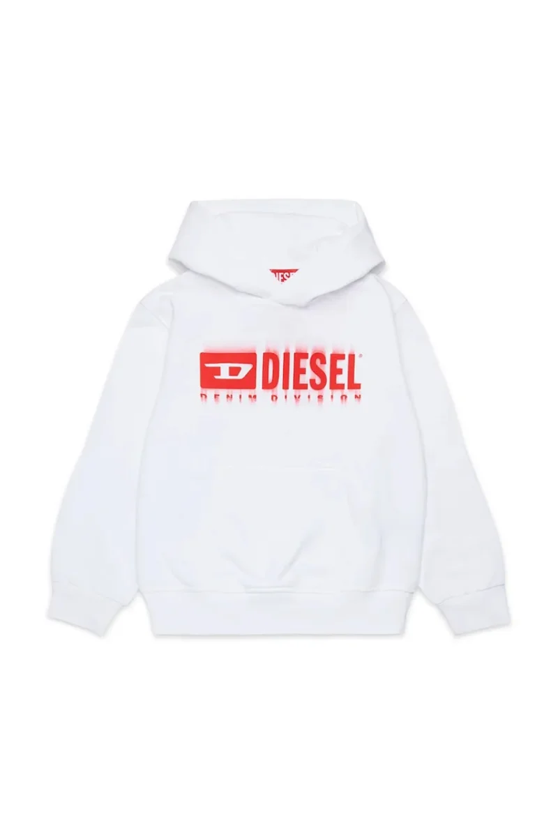 Diesel hanorac de bumbac pentru copii SGINNHOODL5 OVER SWEAT-SHIRT
