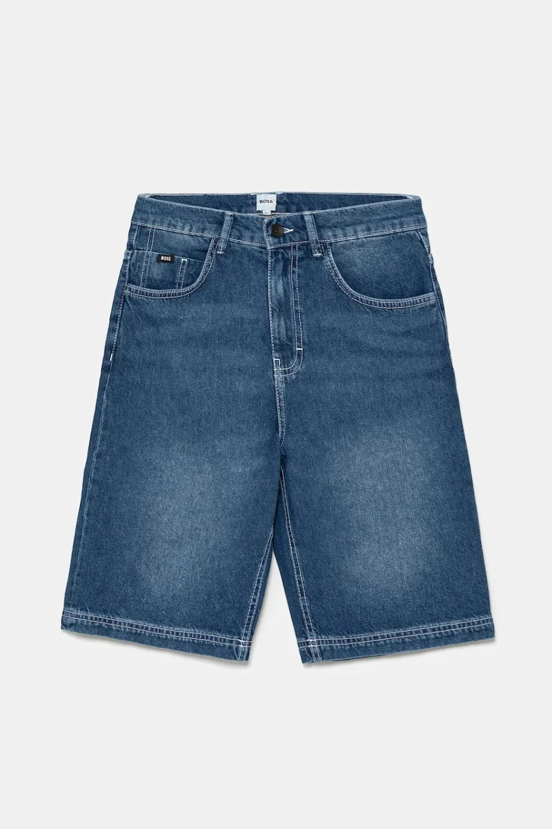 BOSS pantaloni scurti din denim pentru copii