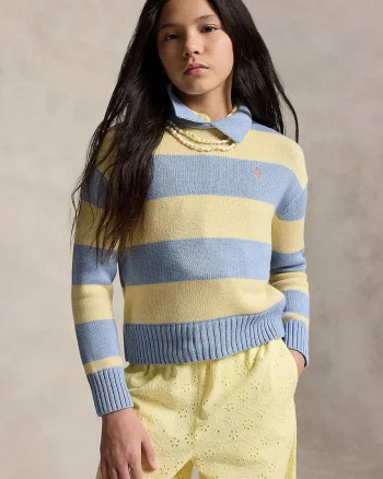 Polo Ralph Lauren pulover de bumbac pentru copii