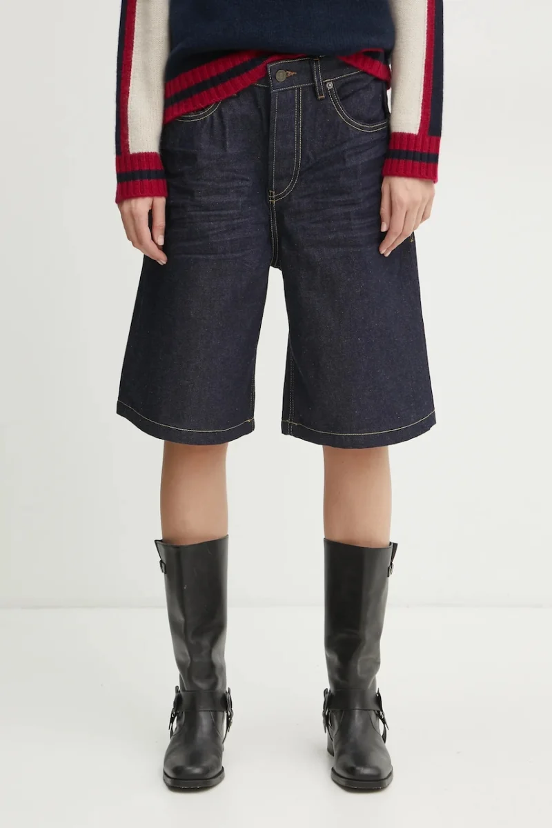 Diesel pantaloni scurti jeans DE-SIRE-SHORT SHORTS