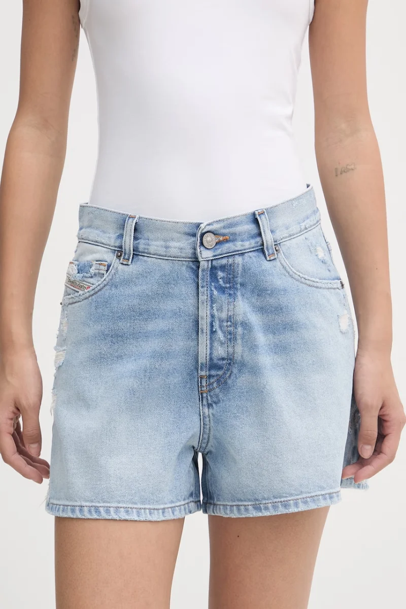 Diesel pantaloni scurți de bumbac pentru femei, din-HELIOS
