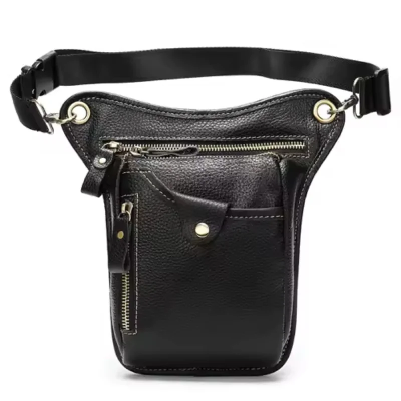 Geanta pentru barbati, Tavix GT3796, piele naturala, Negru