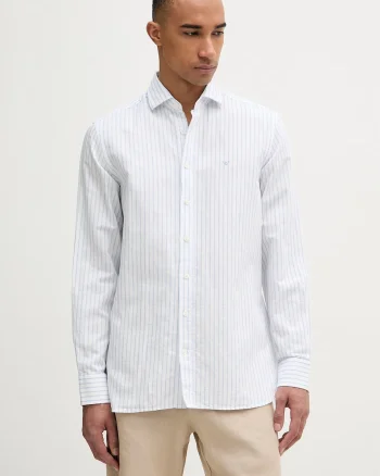 Hackett London cămașă pentru bărbați, cu amestec de in