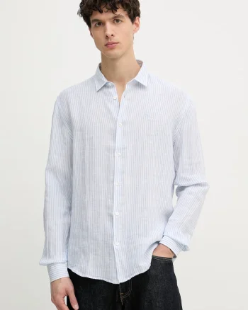 Trussardi cămașă pentru bărbați, din in