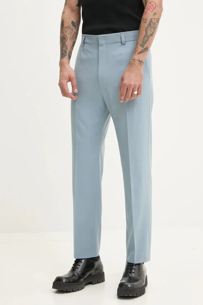 HUGO pantaloni de lână