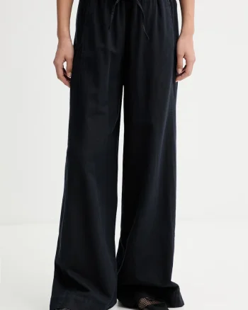 Marc O'Polo pantaloni wide leg pentru femei, cu amestec de in
