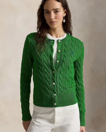 Polo Ralph Lauren Cardigan de damă din bumbac