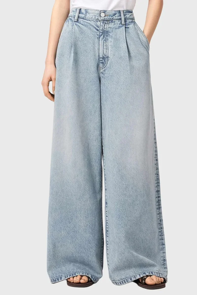 AllSaints blugi wide leg pentru femei HAZE