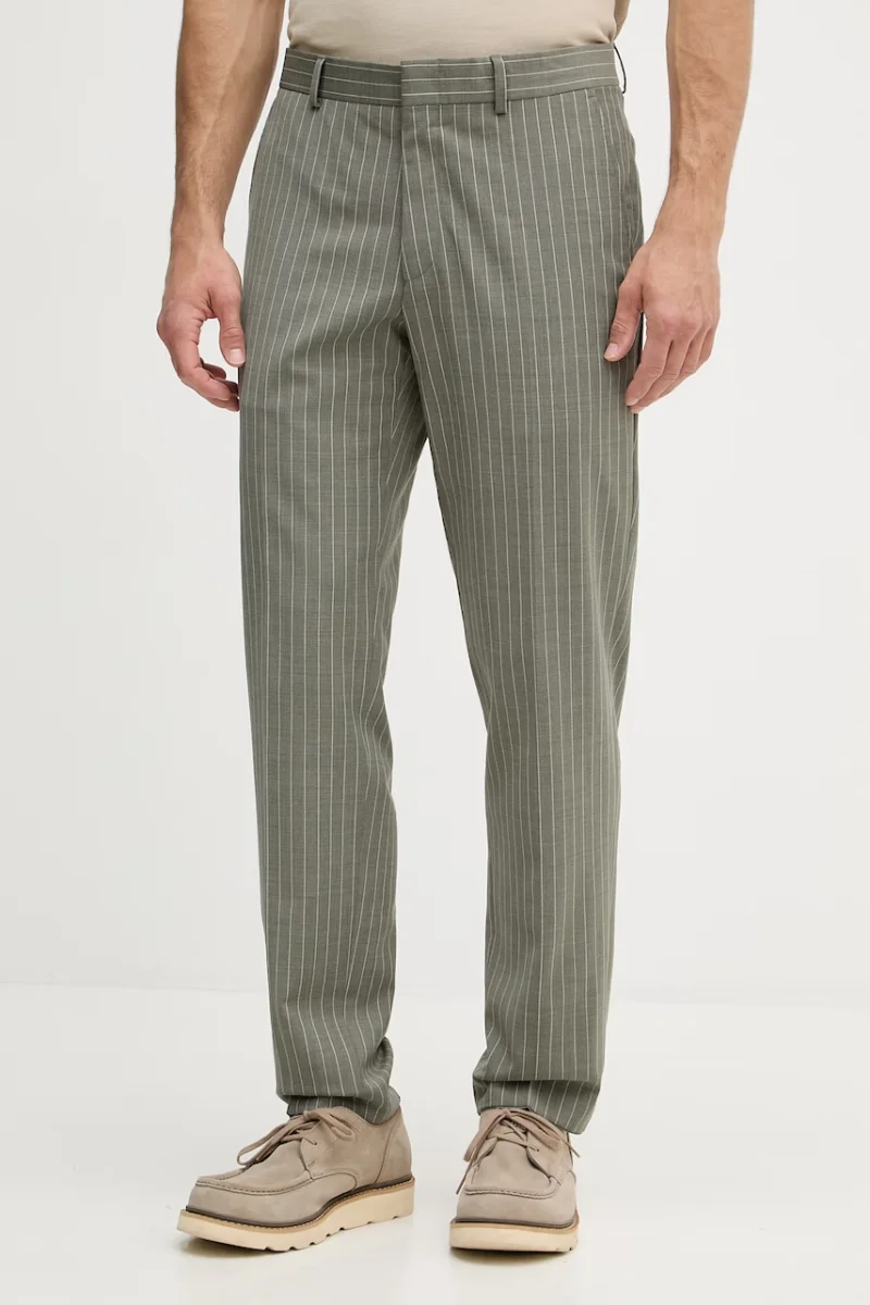 Michael Kors pantaloni bărbați cu amestec de lână