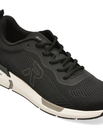 Pantofi sport RIEKER negri, U1404, din material textil