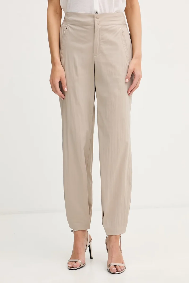 Mos Mosh pantaloni straight pentru femei, din bumbac Tahi