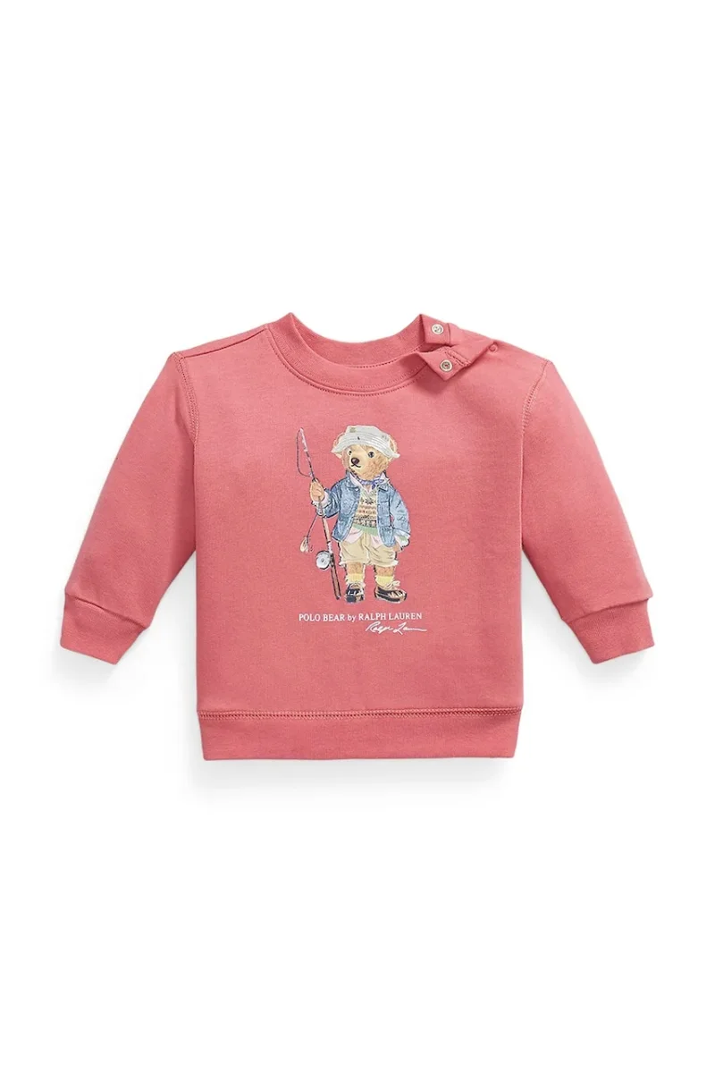 Polo Ralph Lauren hanorac pentru bebeluși cu bumbac