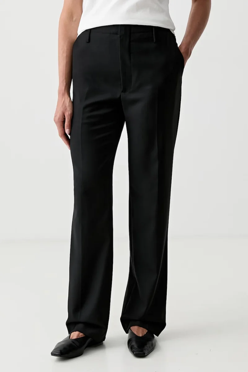 Kenzo pantaloni pentru femei din lână
