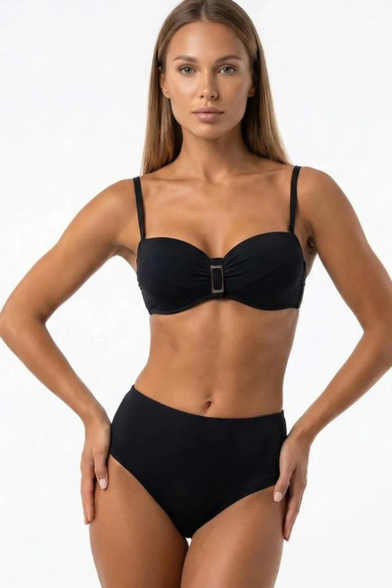 Costum de Baie Negru Doua Piese negru Lm063