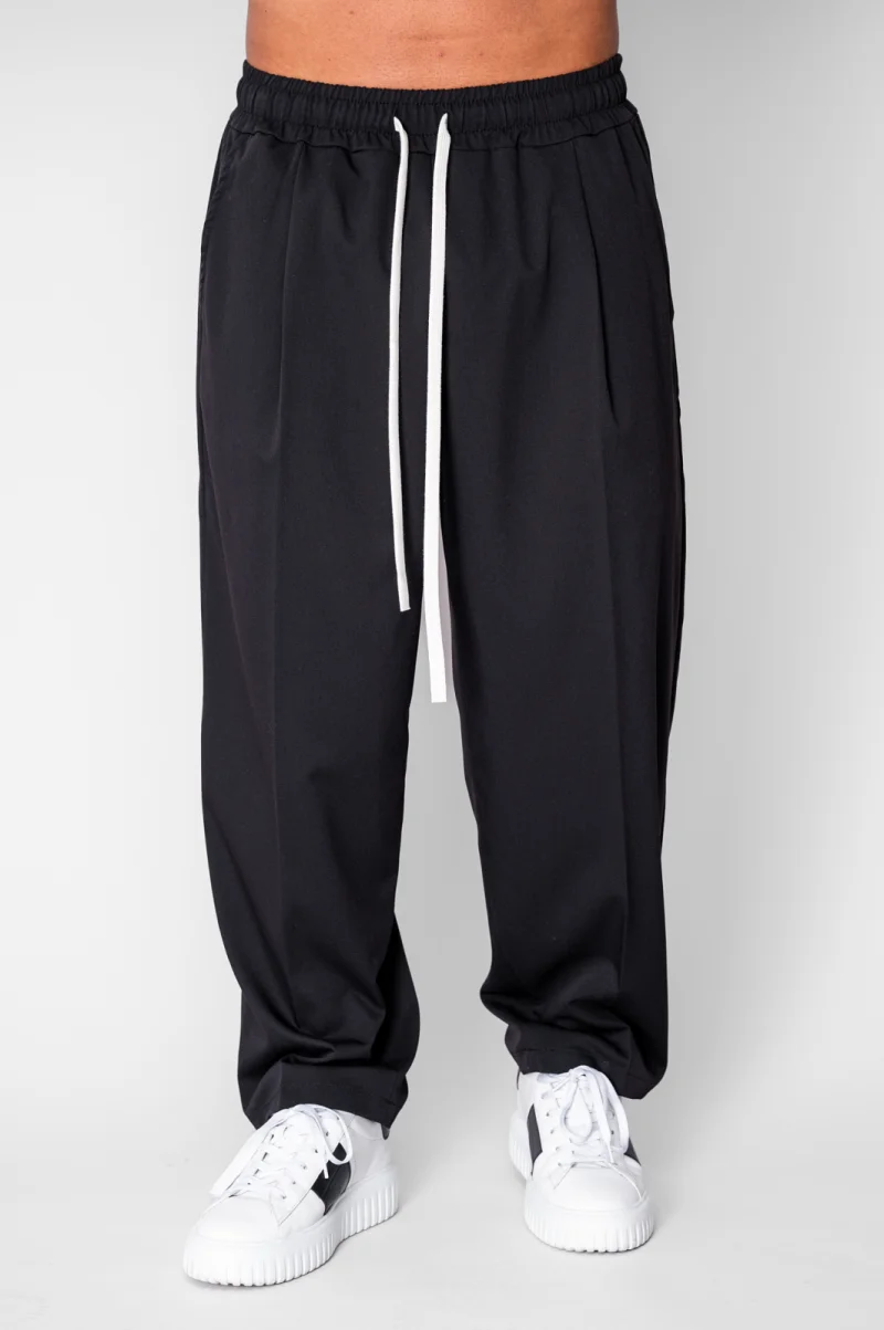 Pantaloni lungi Oversized Black