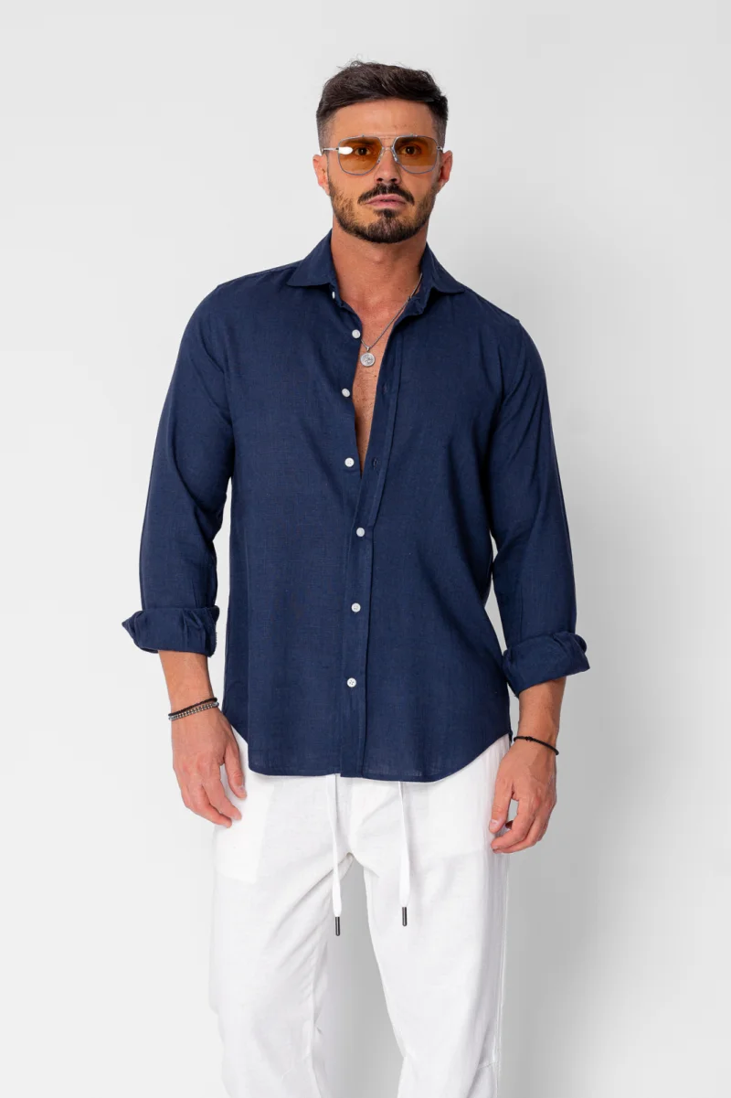 Camasa din In Navy