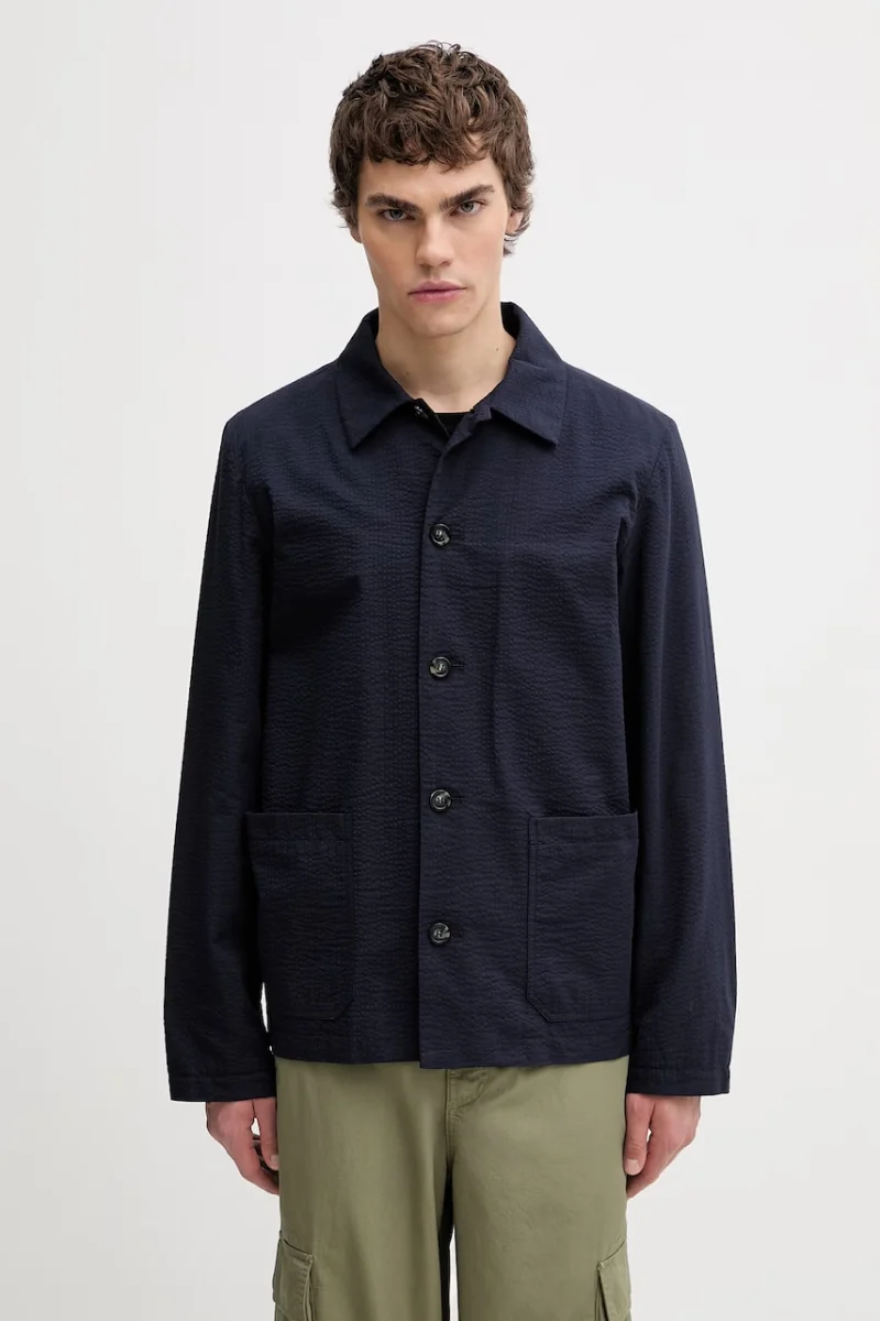 A.P.C. cămașă pentru bărbați din bumbac Veste Brest