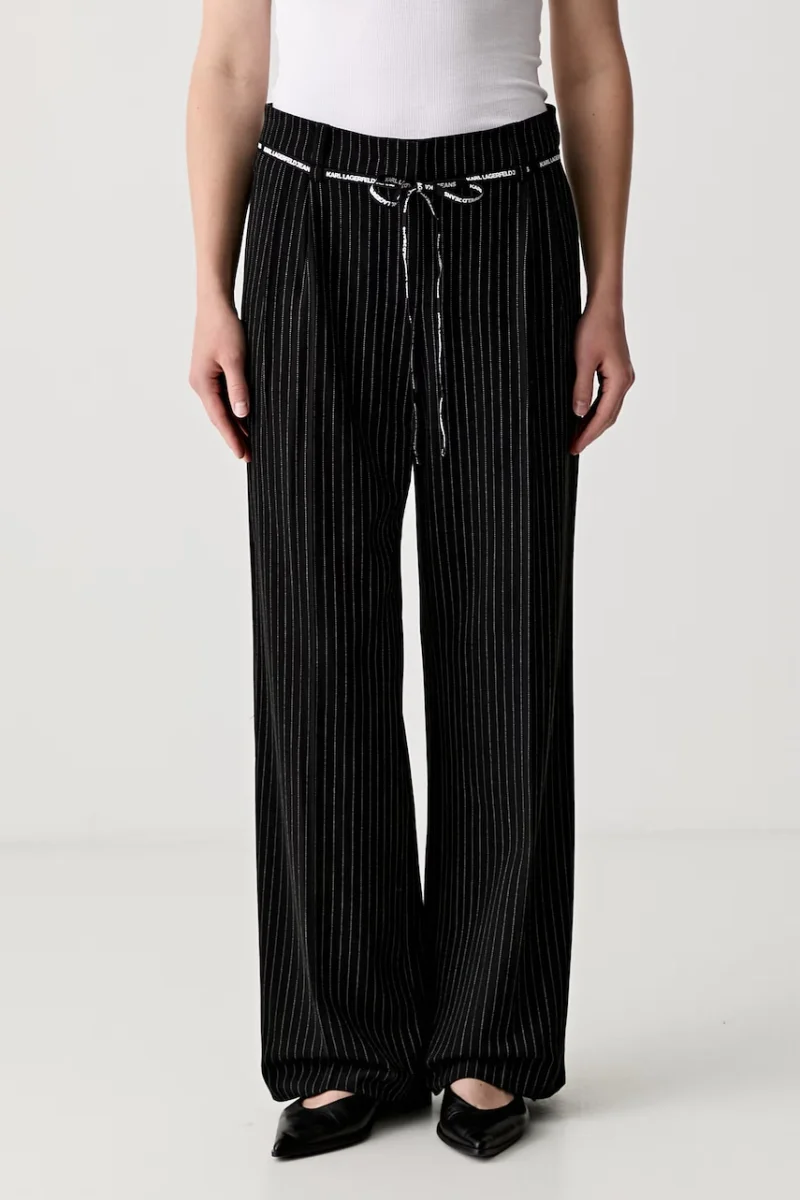 Karl Lagerfeld Jeans pantaloni pentru femei cu vâscoză