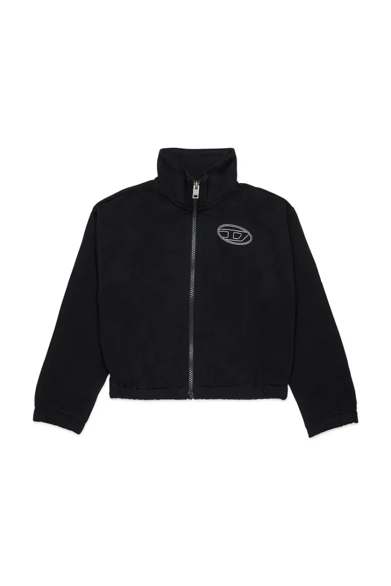 Diesel hanorac cu fermoar pentru copii cu bumbac SALILA SWEAT-SHIRT
