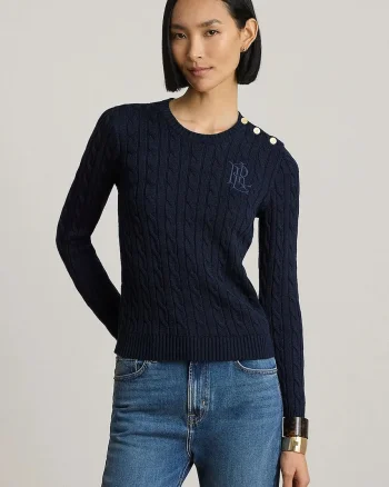 Lauren Ralph Lauren pulover pentru femei, cu bumbac