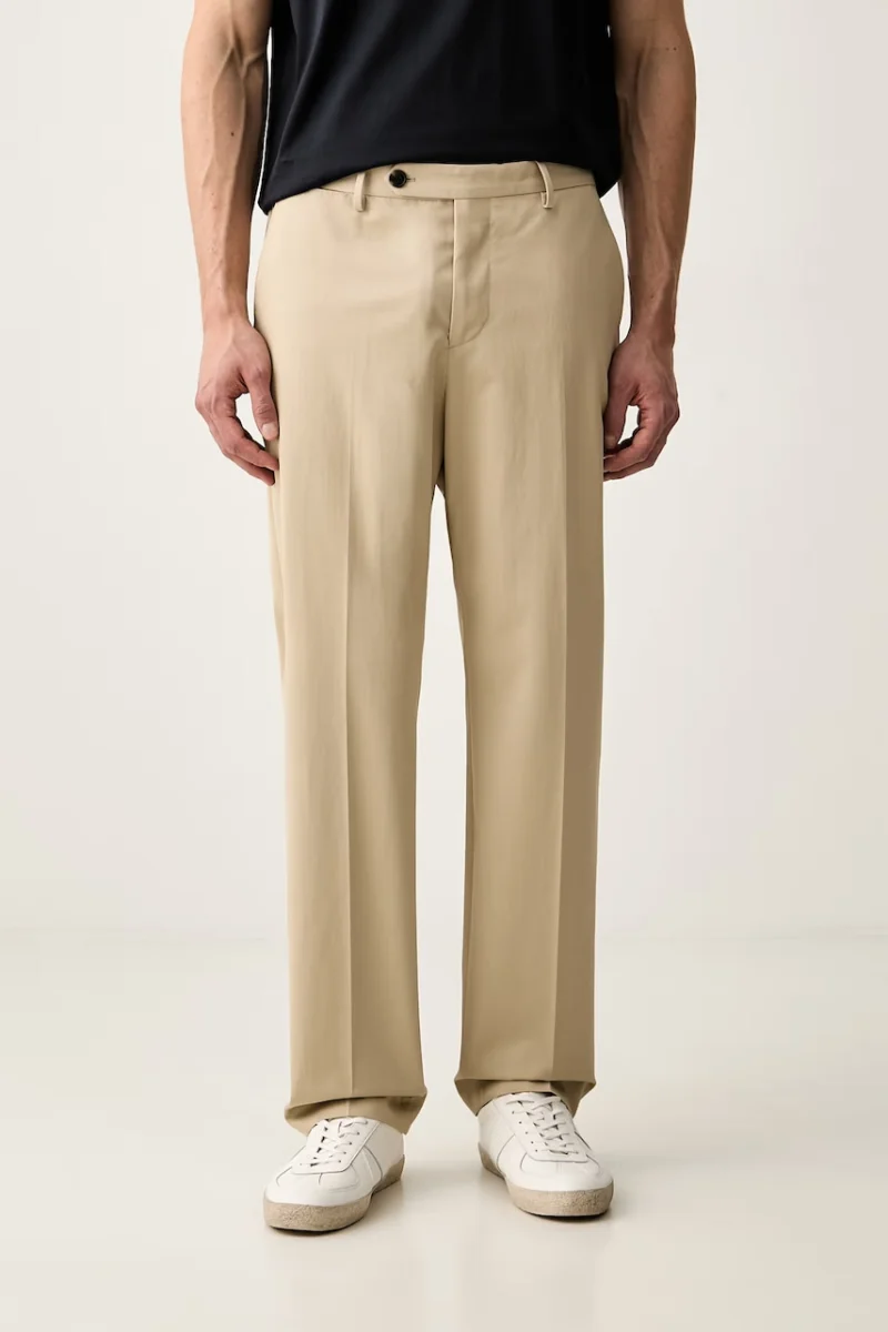 Tommy Hilfiger pantaloni de costum pentru bărbați din bumbac