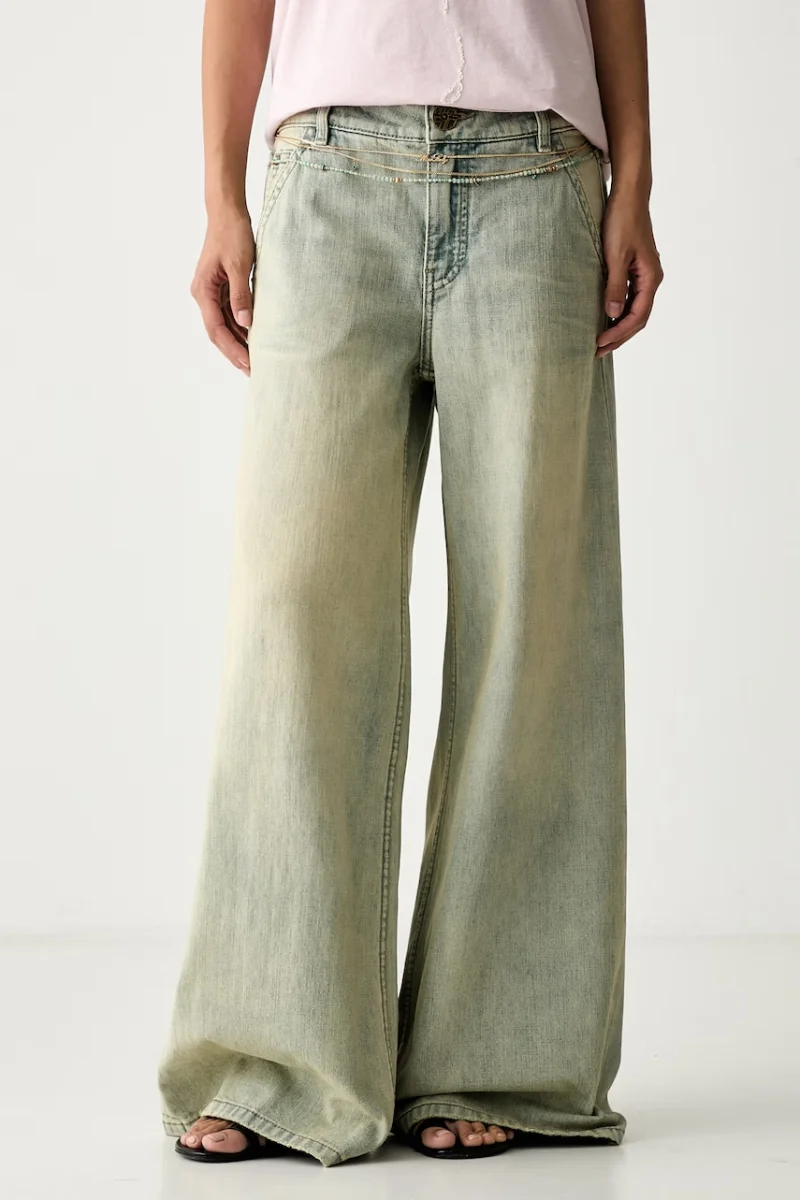 Miss Sixty blugi wide leg pentru femei