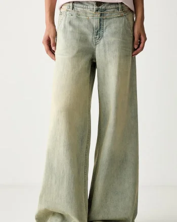 Miss Sixty blugi wide leg pentru femei