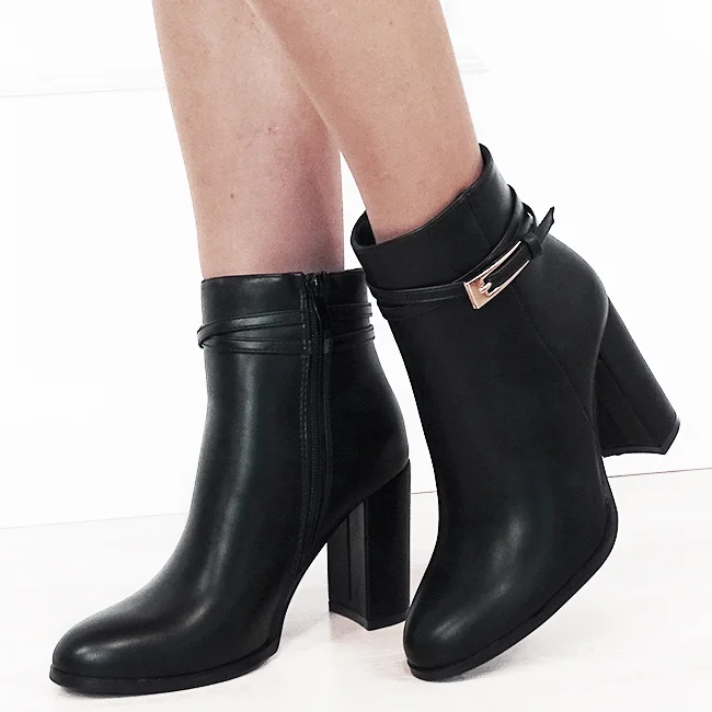 Botine negre elegante 6337 114