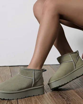 Ghete kaki din piele naturala JB1924 111