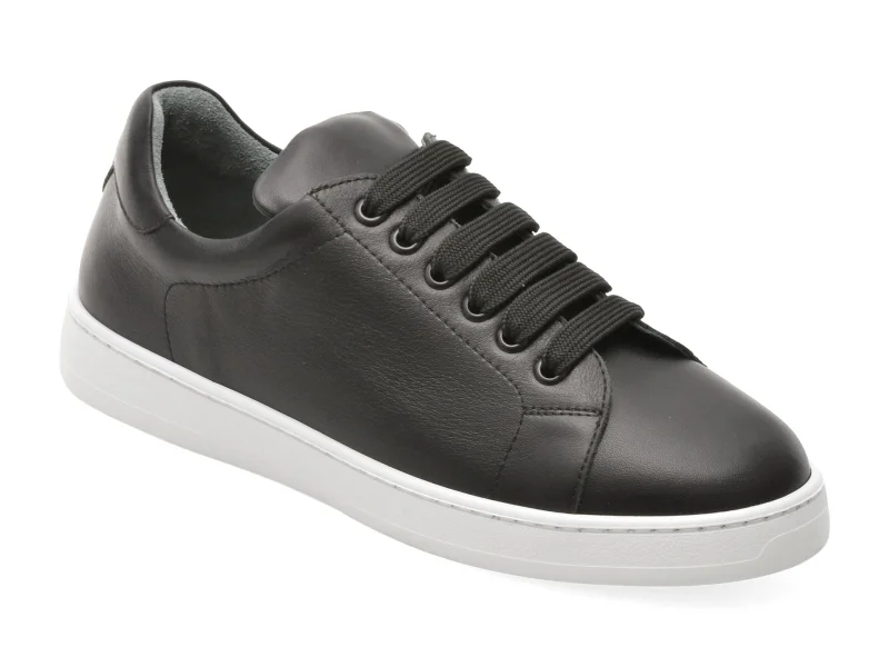 Pantofi sport EPICA negri, 1001338, din piele naturala