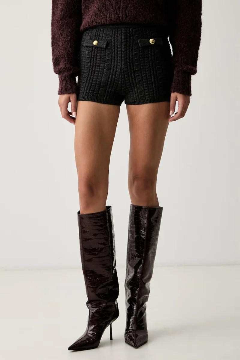 Twinset pantaloni scurți pentru femei cu vâscoză