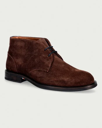 Tommy Hilfiger încălțăminte pentru bărbați din piele întoarsă CORPORATE DRESSY SUEDE LACE BOOT