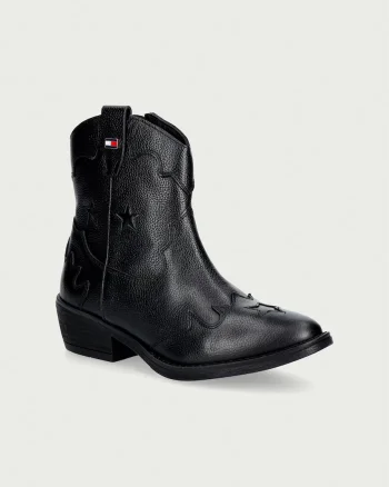 Tommy Hilfiger  cizme cowboy pentru copii din piele