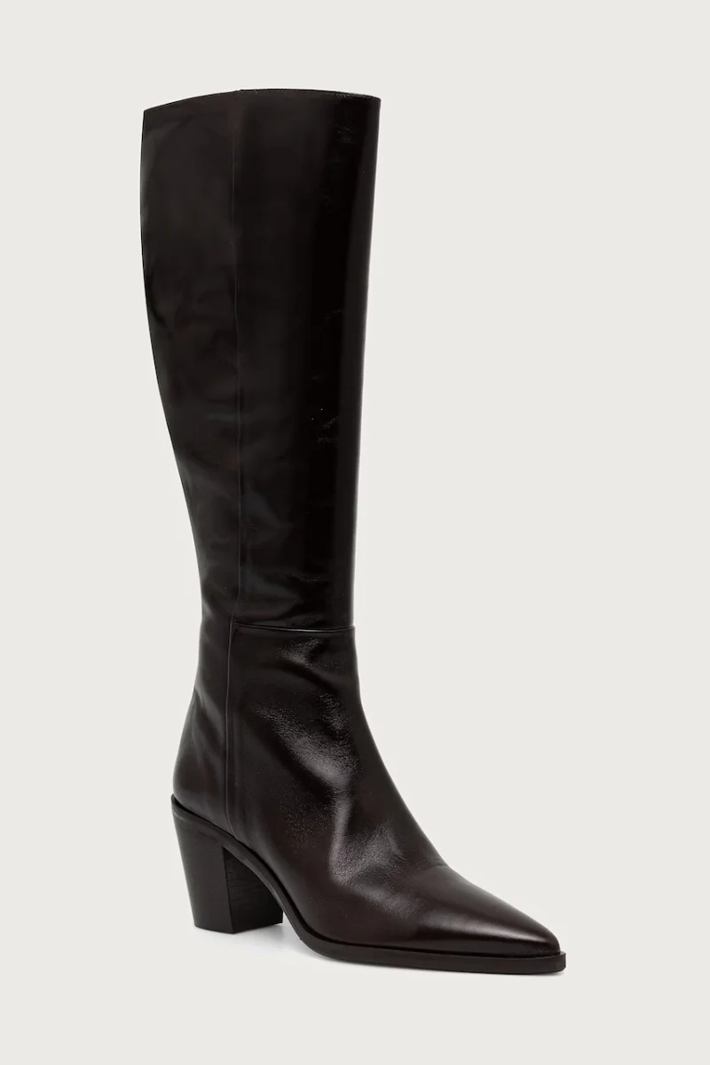 Billi Bi  cizme pentru femei din piele Espresso Marte calf 86