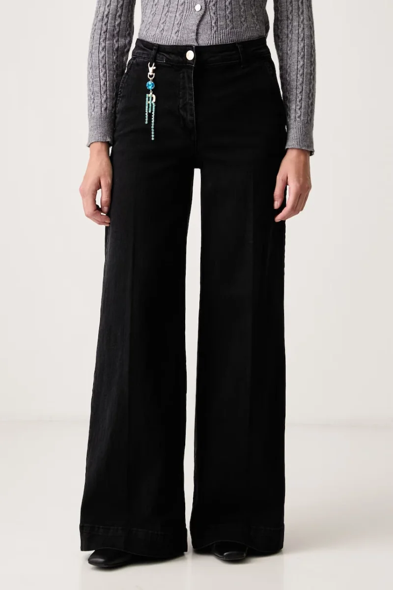 Fracomina  blugi wide leg pentru femei