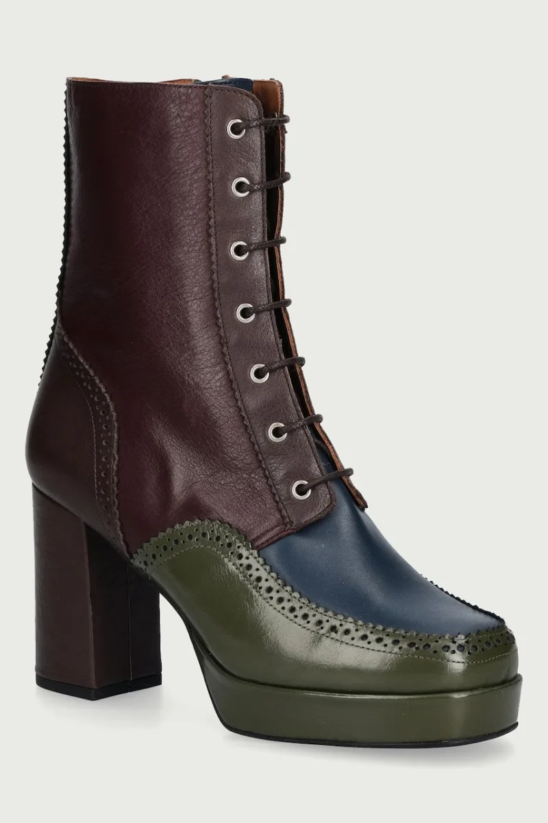 Fly London  botine pentru femei din piele ELUN563FLY