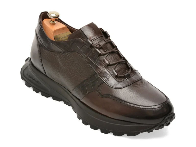 Pantofi sport LE COLONEL maro, 66758, din piele naturala