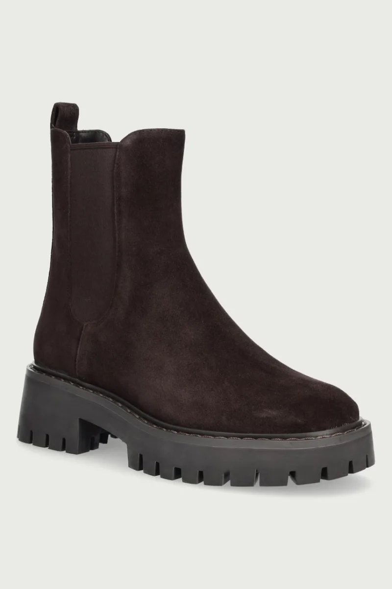 MICHAEL Michael Kors  ghete scurte pentru femei din piele întoarsă Asher Flat Bootie