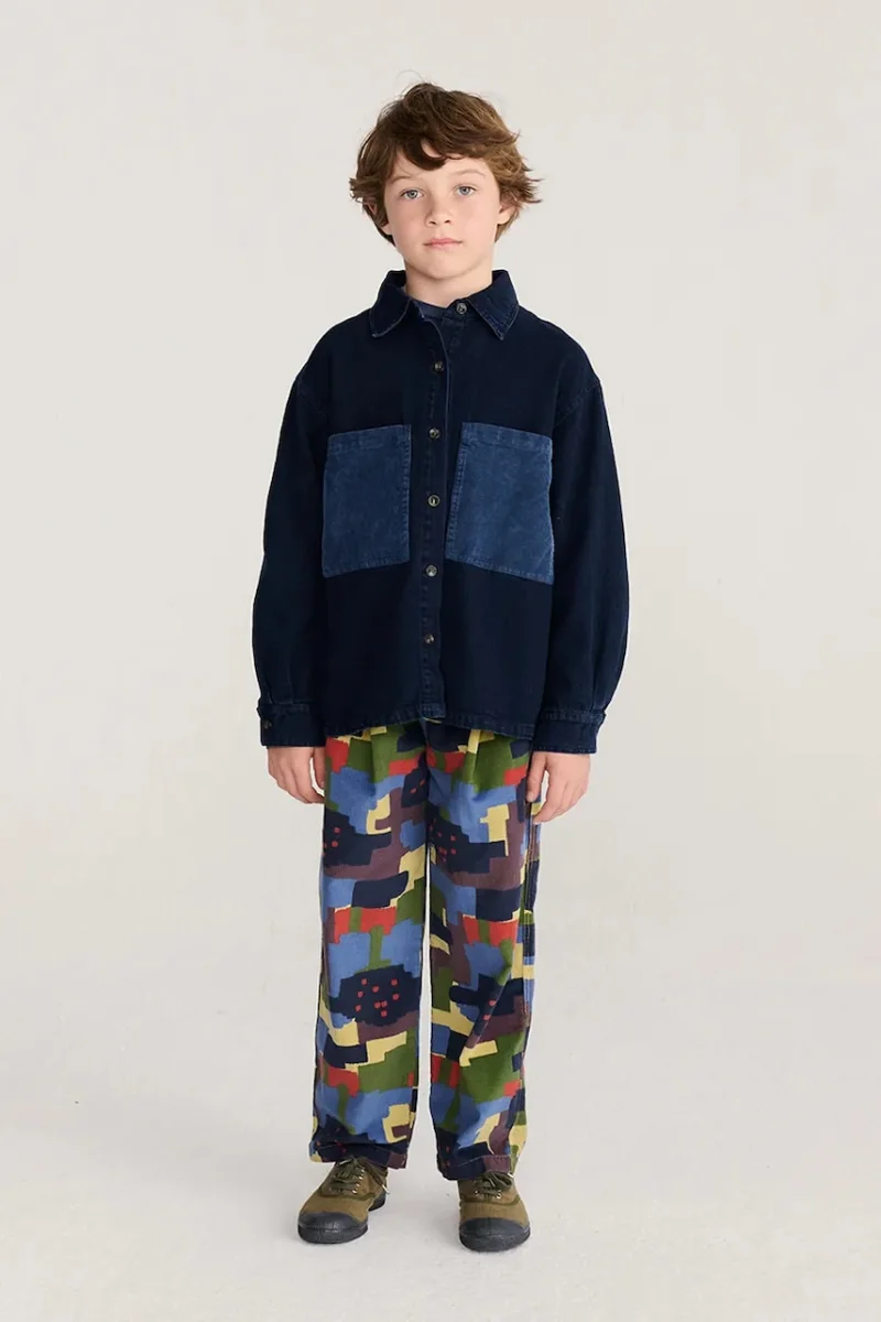 Bobo Choses  pantaloni de trening pentru copii din bumbac Paint Forest